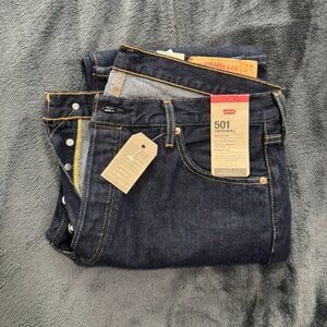 Levi's 501 Original Fit Jeans 36x36 Dark Indigo